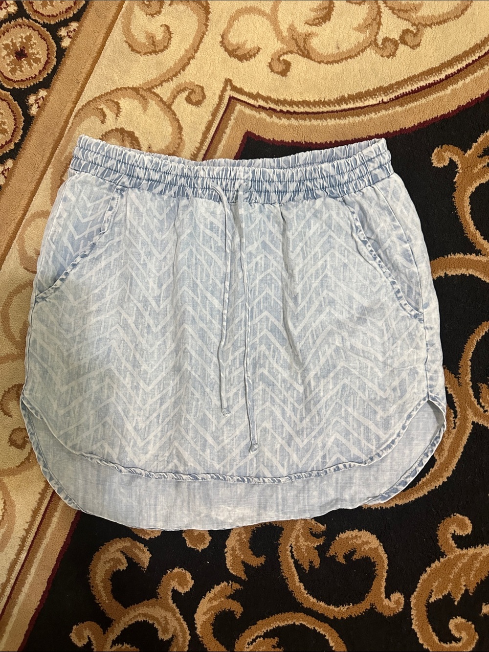 XS cloth and stone skirt with pockets